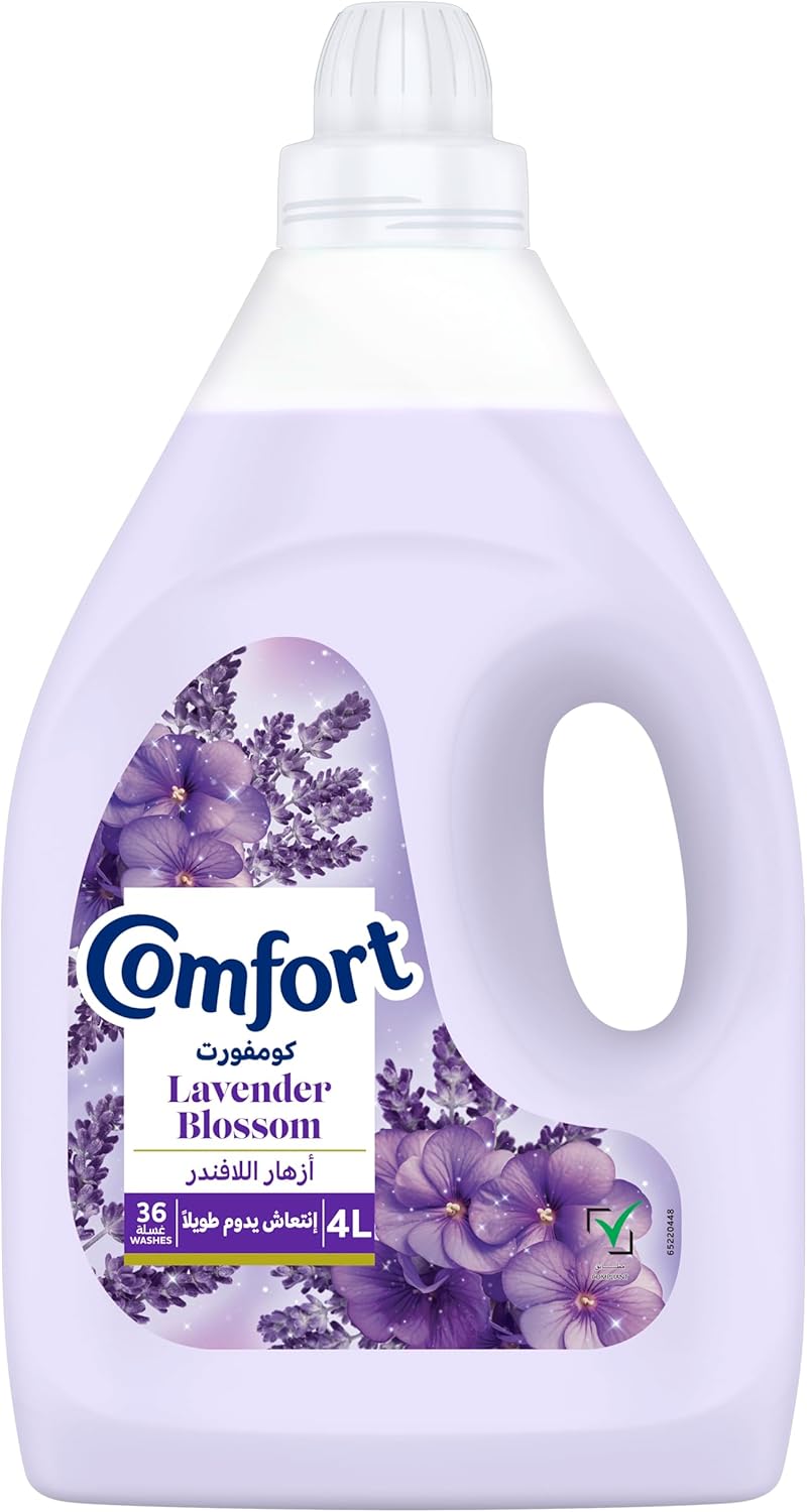 COMFORT Fabric Softener, Lavender Blossom, 4L - Long Lasting Freshness & Soft Clothes - Image 2